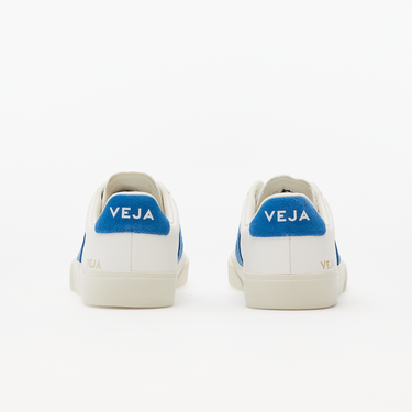 Sneakers og sko Veja Campo Chromefree "White/Swedish Blue" Hvid | CP0502818B, 2
