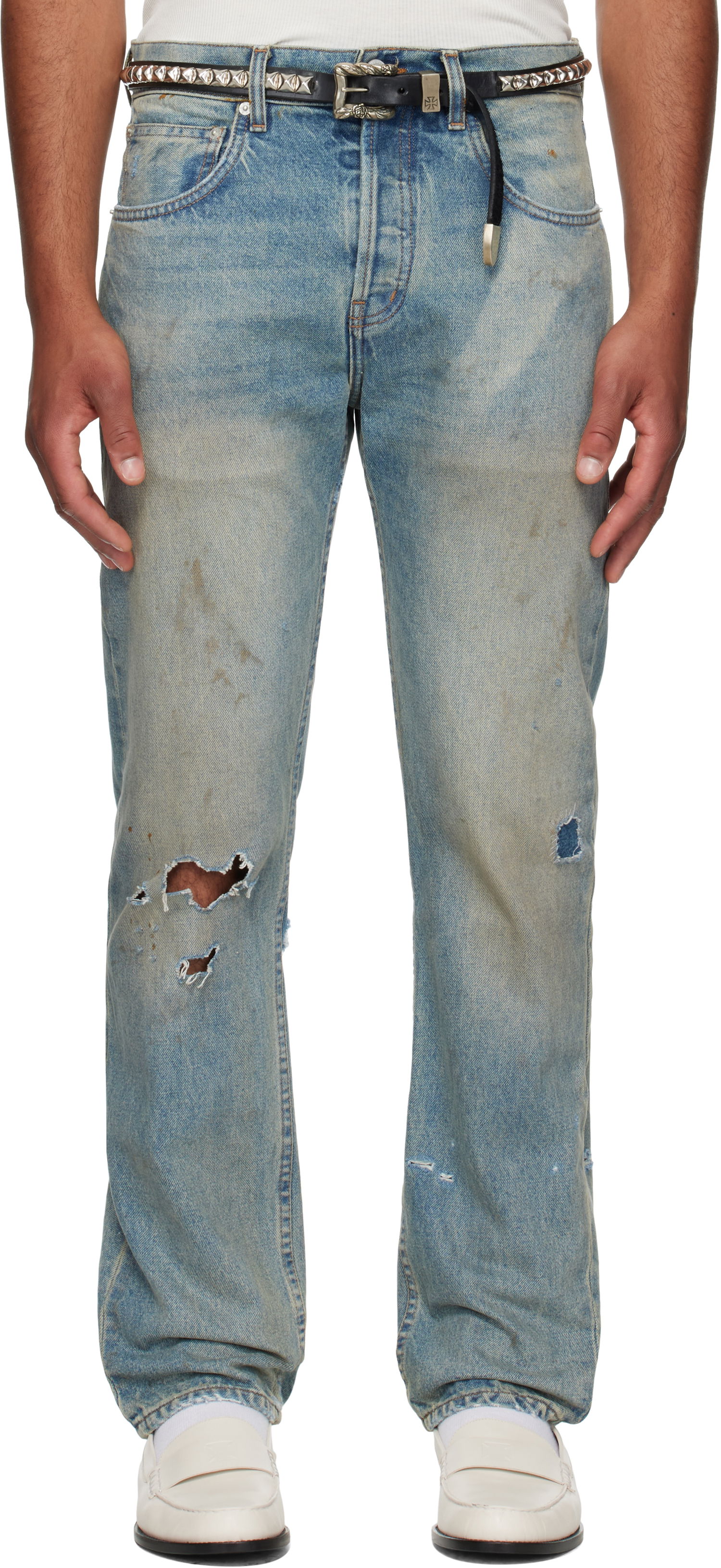 Jeans Enfants Riches Déprimés Enfants Riches Déprimés Straight Leg Jeans Blå | 050-403, 0