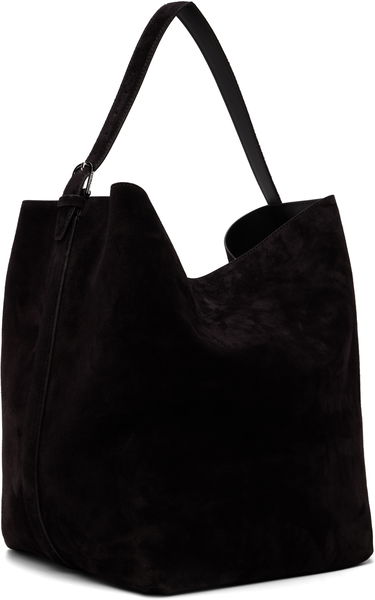 Mulepose TOTEME TOTEME Suede Tote Bag Sort | 234-WLGBG038-LE0004, 4