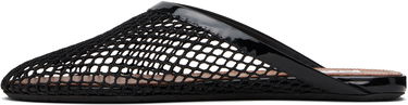 Tøj Alaïa ALAÏA Fishnet Flat Mules Sort | AA3M081TK007, 2