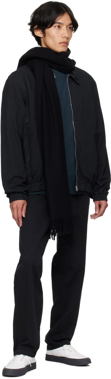 Tørklæde MAISON KITSUNÉ Fox Head Scarf Mørkeblå | PM06201BT3004, 4