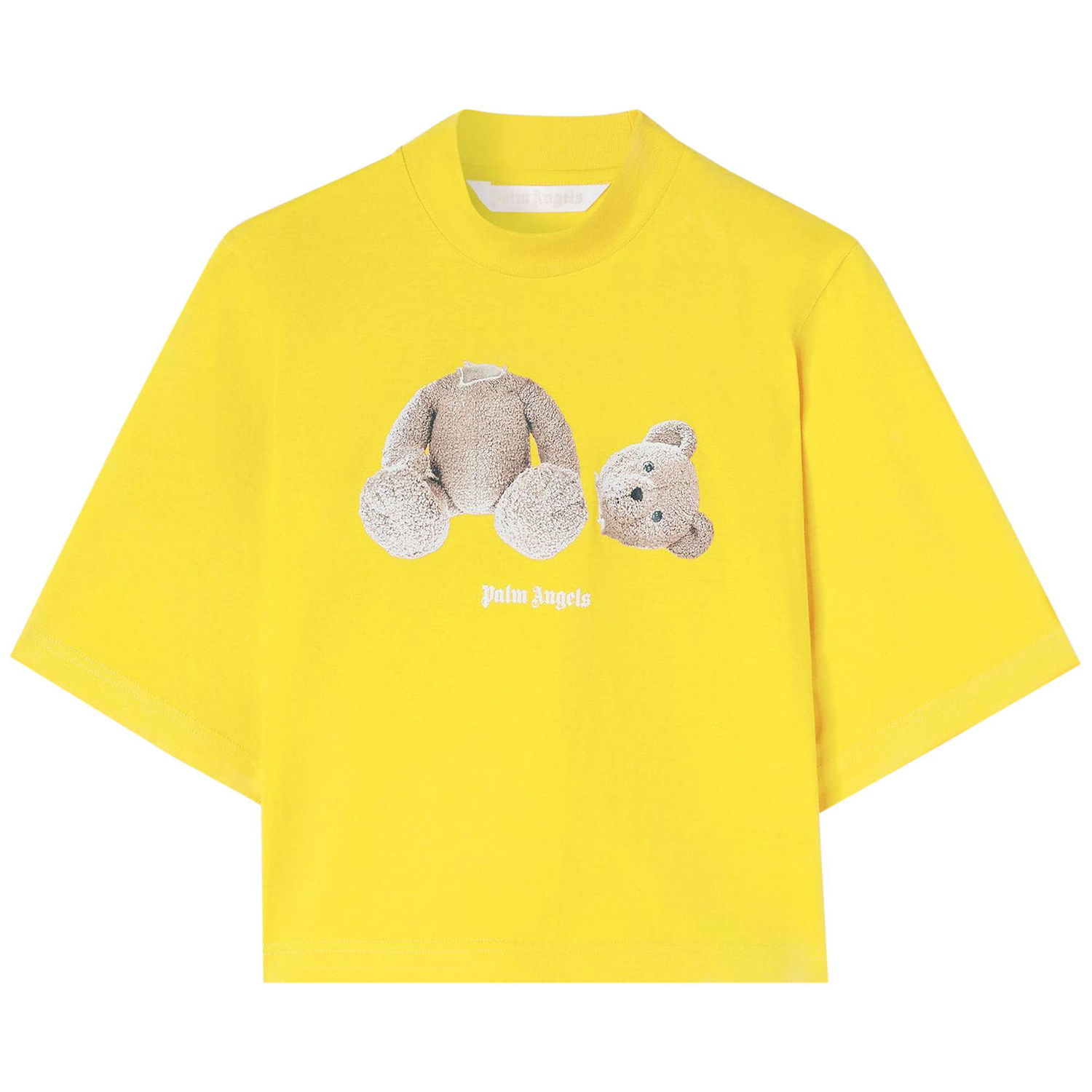 T-shirt Palm Angels Bear Printed Fitted T-Shirt Gul | PWAA020F22JER0051660, 1