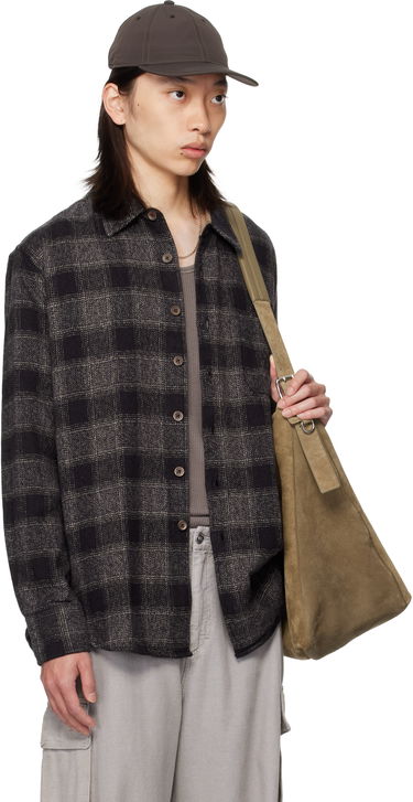 Skjorte OUR LEGACY OUR LEGACY Checked Button-Down Shirt Grå | M4252AO, 1