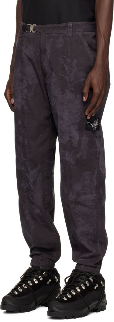 Cargo bukser Stone Island Stone Island Broken Twill 'OLD' Effect Cargo Pants Sort | K1S15 3100007 S0B78, 3