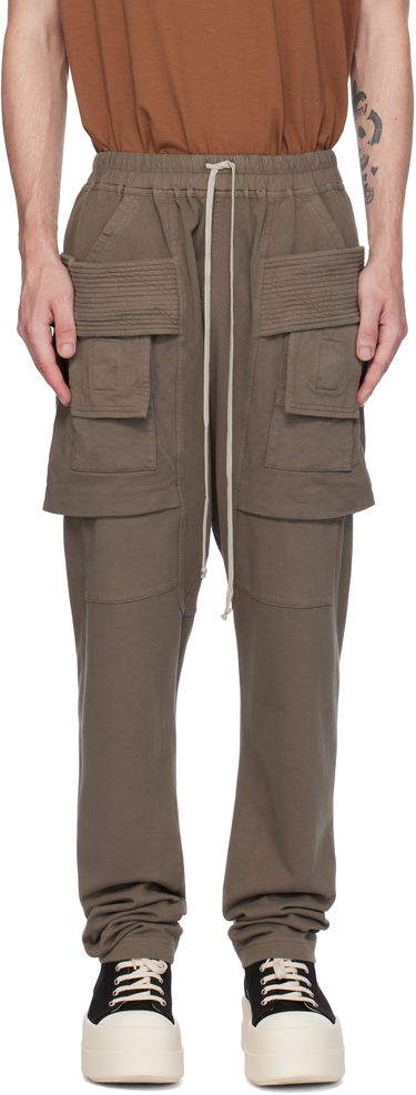Cargo bukser Rick Owens Rick Owens DRKSHDW Porterville Creatch Drawstring Cargo Pants Grøn | DU02D2376 RIG, 0