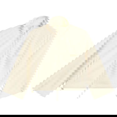 Jakke SKIMS Fleece Lounge Shrunken Zip Up Jacket Beige | ZU-ZUP-9935W-ECU, 0