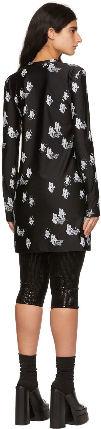 Kjole We11done We11done Artwork Mini Dress Sort | WD-TO1-22-720-W-BK, 2