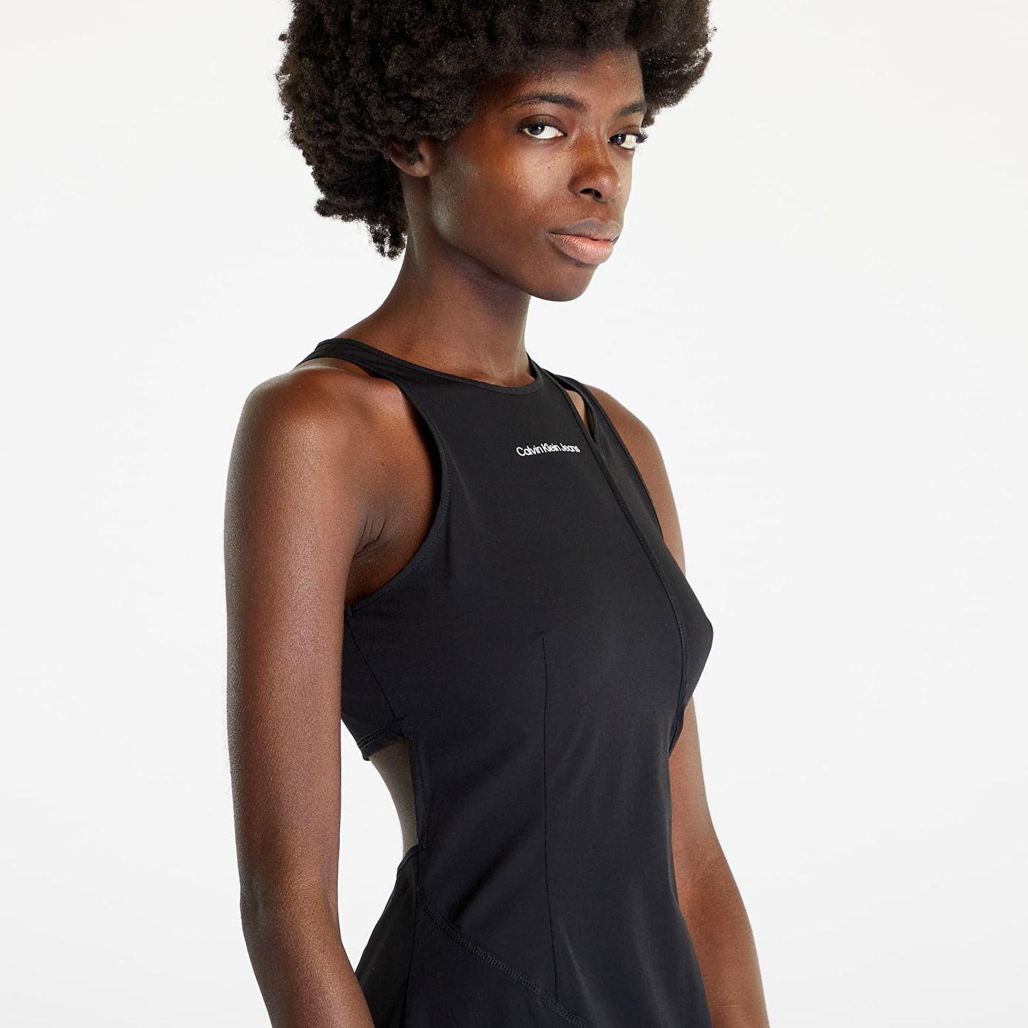 Kjole CALVIN KLEIN Wrapping Cut Out Dress Sort | J20J220760 BEH, 1
