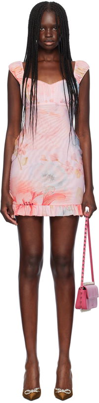 Guizio Frisia Floral Mini Dress