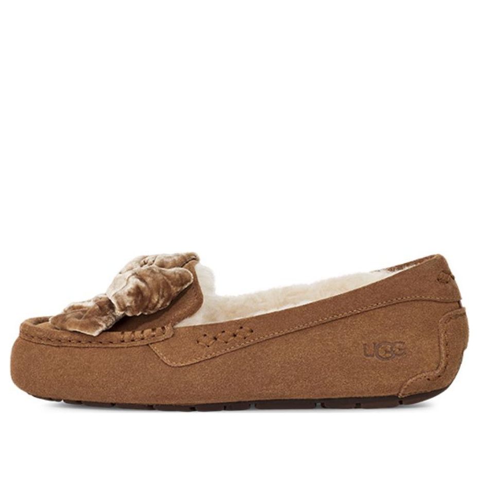 Sneakers og sko UGG Leisure Fluff Bow Mini Loafers Brun | 1138650, 0