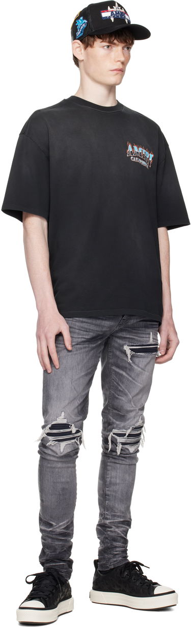 T-shirt AMIRI AMIRI Sunny Place Oversized T-Shirt Sort | AMJYTE1210, 3