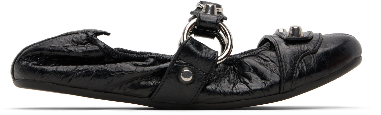 Sneakers og sko Balenciaga Balenciaga City Ballerina Flats Sort | 828095WAD4V, 0