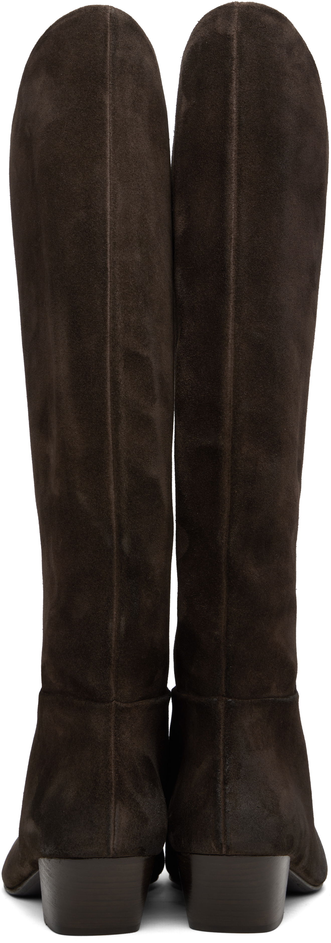 Tøj Marsèll Marsell Goccio Reversed Leather Tall Boots Brun | MW8341 P024, 1