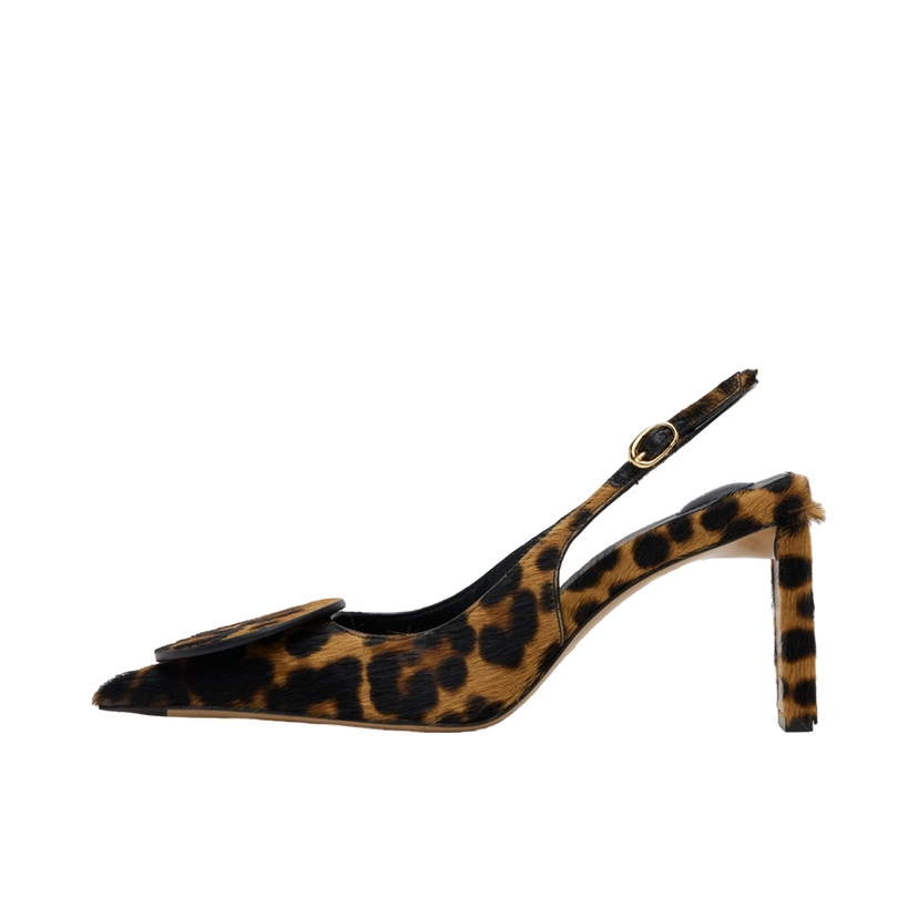 Sneakers og sko Jacquemus Les Sculptures 'Les slingbacks Duelo hautes' Heels "Brown Black" Brun | 24E241FO075-3168