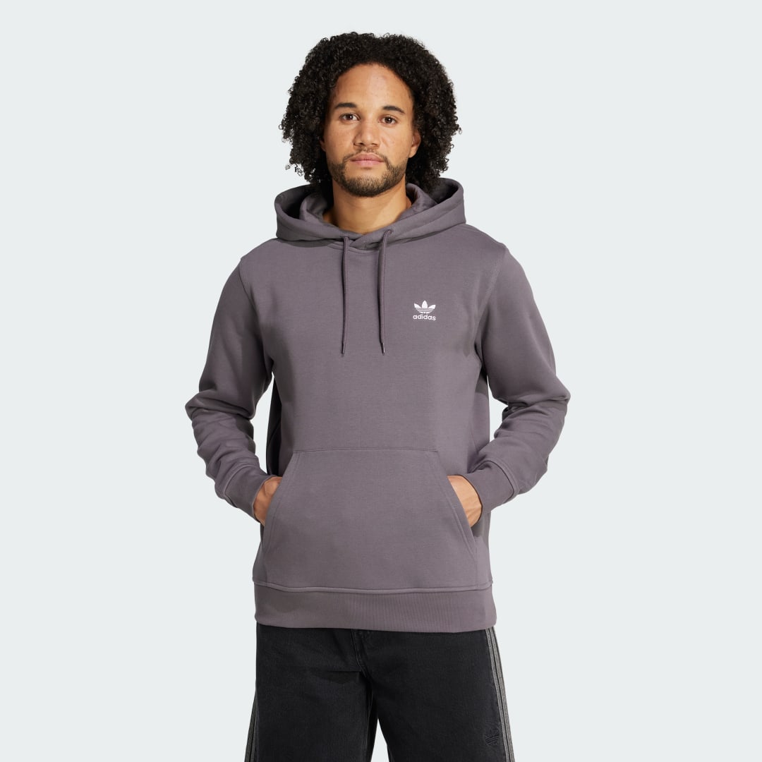 Sweatshirt adidas Performance Trefoil Essentials Hoodie Lilla | JW1063, 0