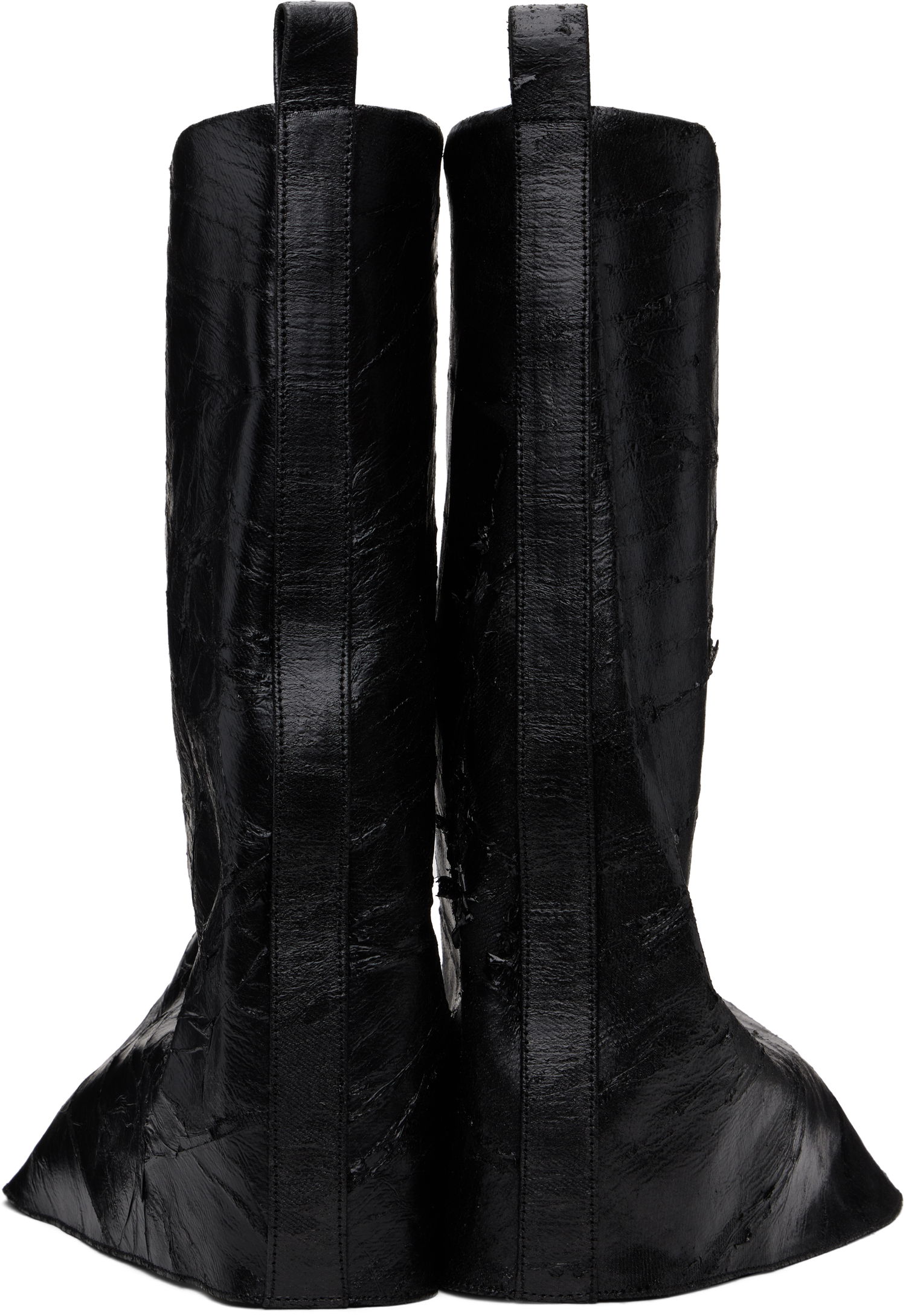 Sneakers og sko Rick Owens Rick Owens DRKSHDW Porterville Low Fetish Chelsea Boots Sort | DU02D2817 BMC, 1