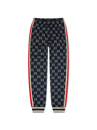 Bukser Gucci Gg Web Track Pant Mørkeblå | 496920-X9V05-4245