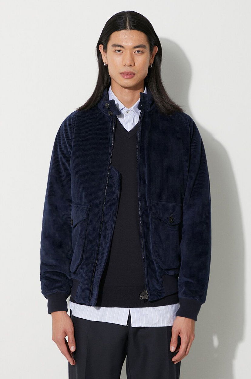 Bomberjakke Baracuta Cord G9 AF Bomber Jacket Blå | BRCPS0970