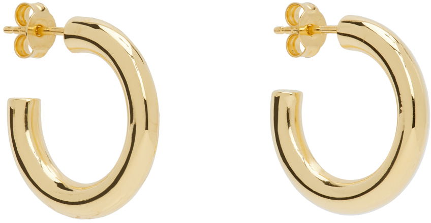 Øreringe LEMAIRE Lemaire Small Classic Hoop Earrings Gul | JW0088 LO0050, 1