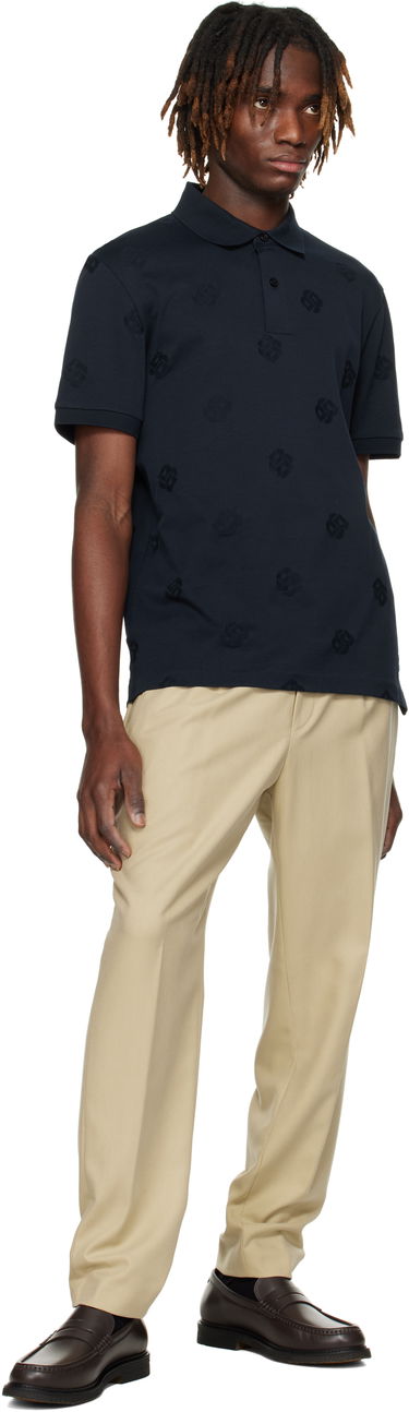 Bukser BOSS BOSS Pleated Trousers Beige | 50534995, 3
