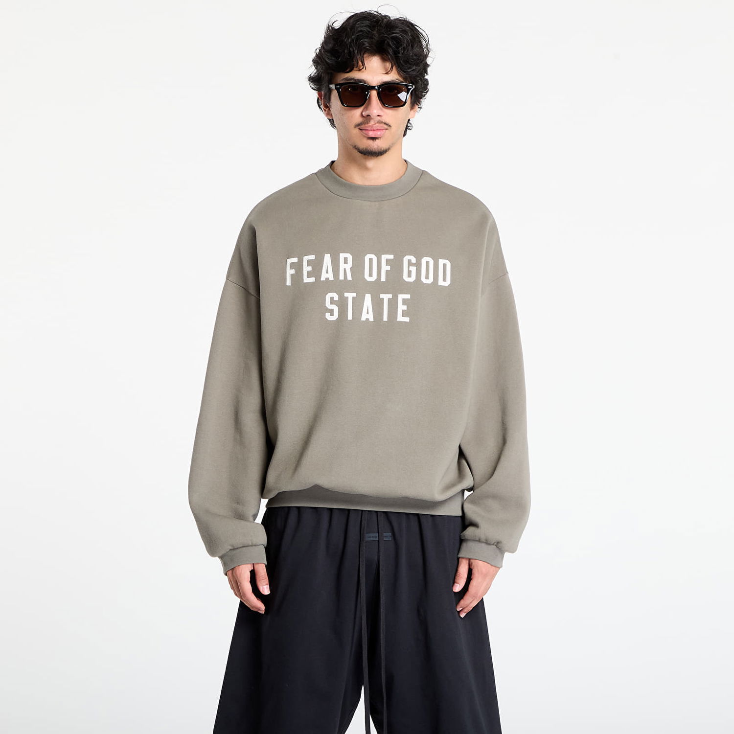 Sweatshirt Fear of God Fear of God Essentials 90's Crewneck Sweatshirt Grøn | 192SP256557F-245, 0