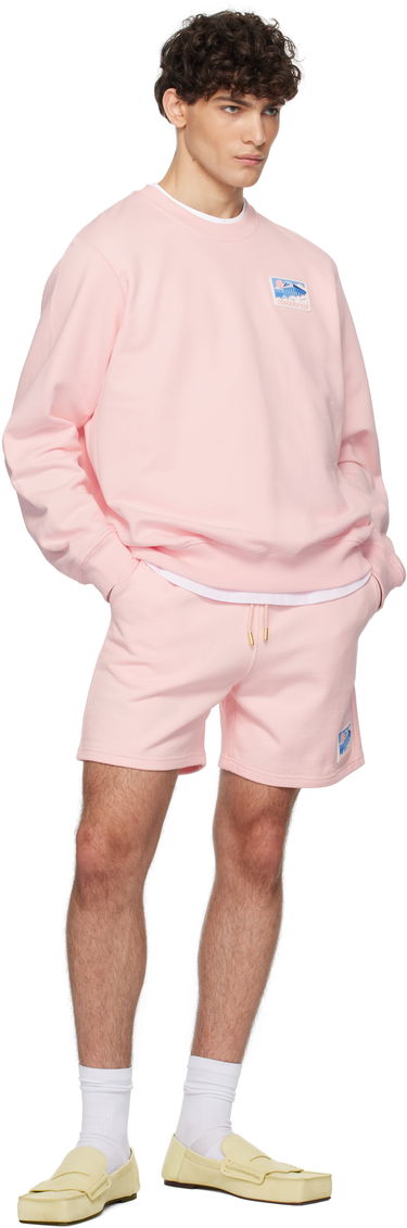 Shorts Casablanca Temple Rubber Patch Shorts Lyserød | MPS25-JTR-003-01, 4