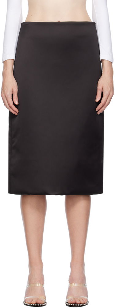 Nederdel We11done We11done Padded Midi Skirt Sort | WD-SK3-23-282-W-BK, 0