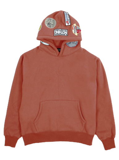 Sweatshirt Pleasures Worms Hoodie Brun | P23F022-RUST