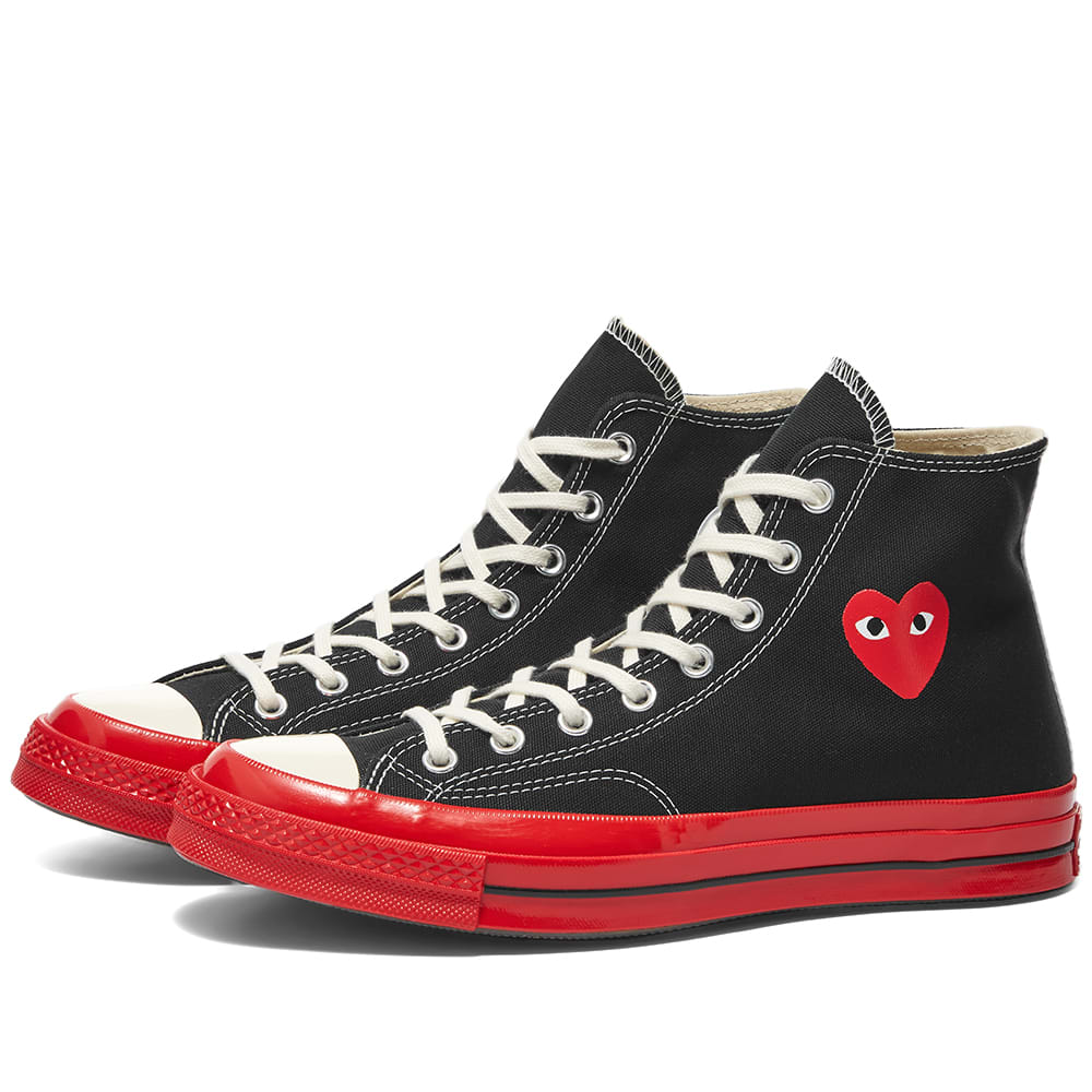 Sneakers og sko Converse Play x Chuck Taylor Red Sole Hi Sort | P1K124-1, 1