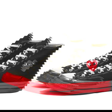 Sneakers og sko Converse Play x Chuck Taylor Red Sole Hi Sort | P1K124-1, 1