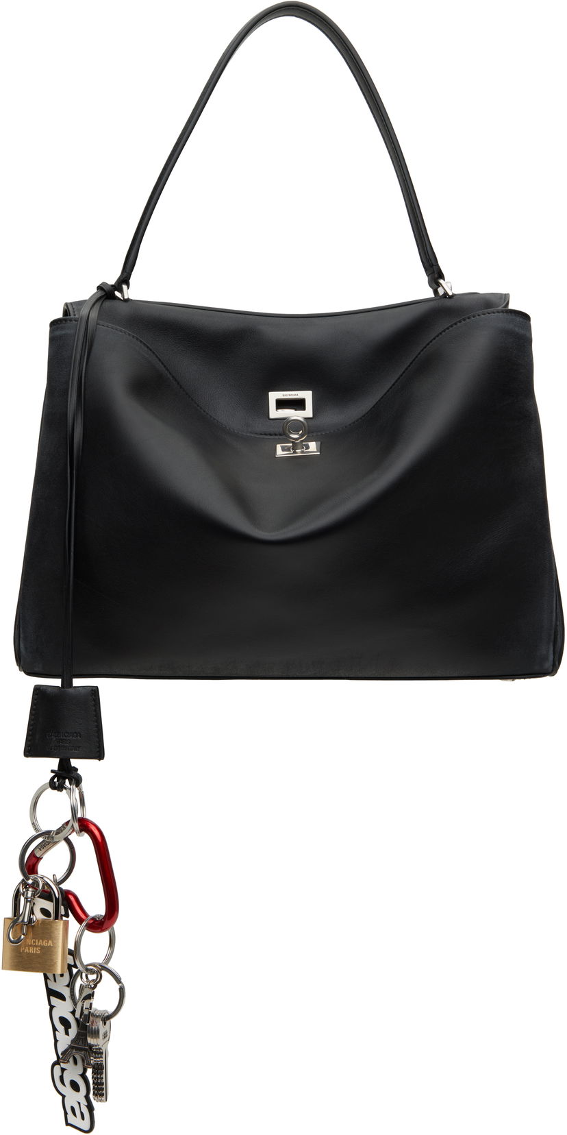 Håndtaske Balenciaga Balenciaga Rodeo Medium Charm Bag Sort | 789772 2AA8U