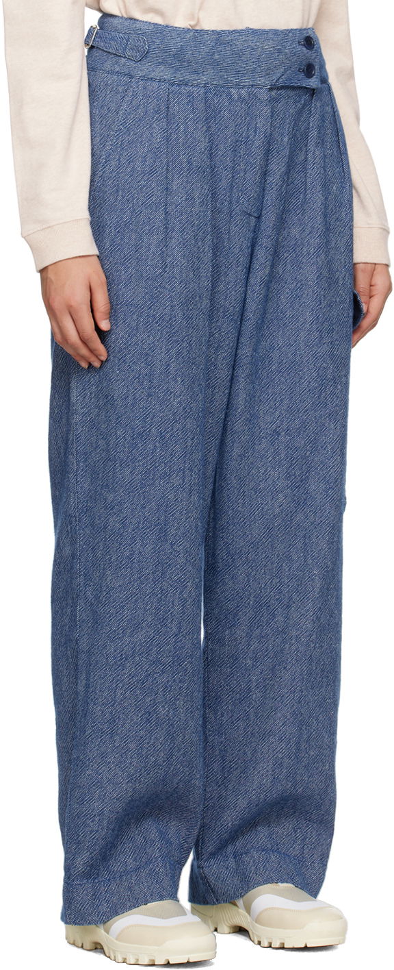 Cargo bukser YMC YMC Rapture Cargo Pants Blå | Q4UMH, 1