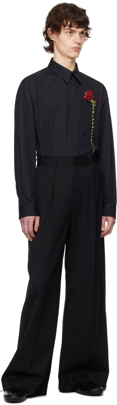 Bukser Simone Rocha Simone Rocha Wide Leg Trousers Sort | 4118 1217, 3