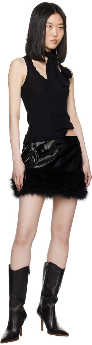 Tanktop Blumarine Wool Knit Tank Top Sort | A422M505A, 4