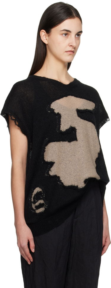 Sweater Maison Margiela MM6 Maison Margiela Abstract Distressed Knit Top Sort | S52HN0008 M13088, 1