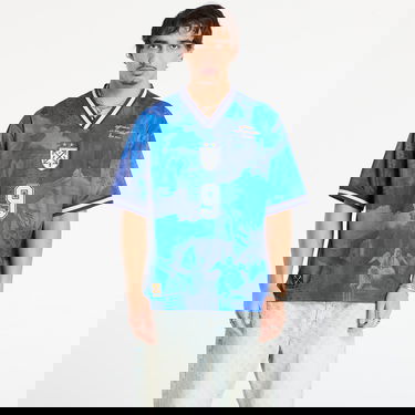 Jersey Off-White World Paint Soccer S/S Tee Blå | OMAD00SF25JER0034610, 0