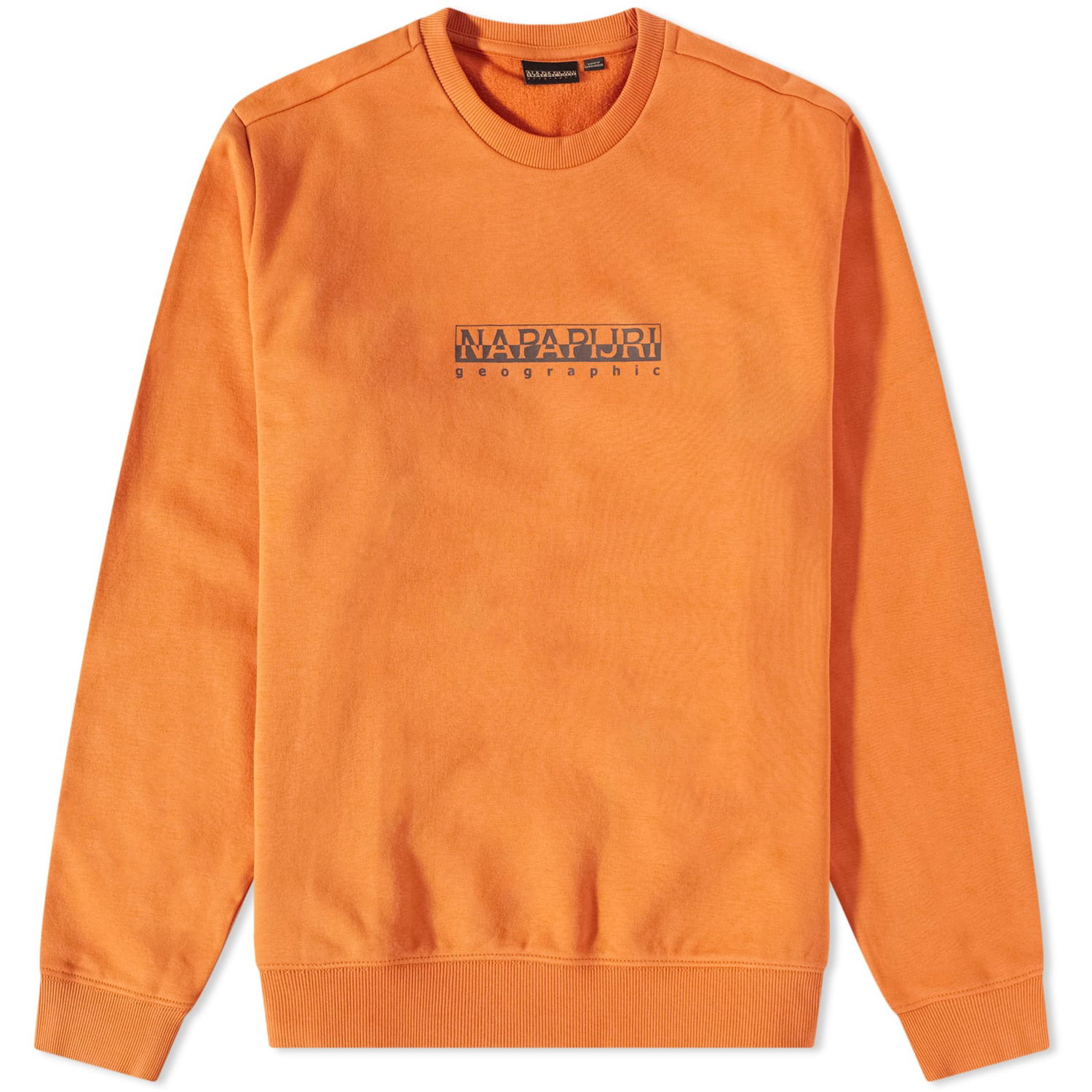 Sweatshirt Napapijri Box Logo Crew Sweat Orange | NP0A4GBF-AA3, 0