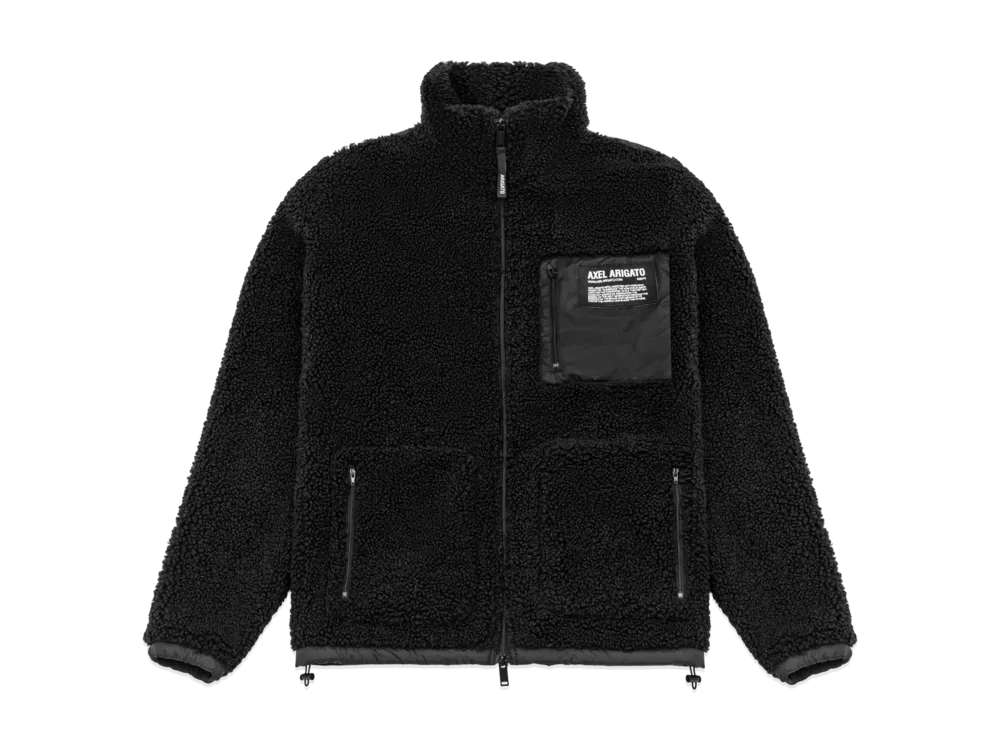 Jakke AXEL ARIGATO Billie Fleece Jacket Sort | 15737, 0