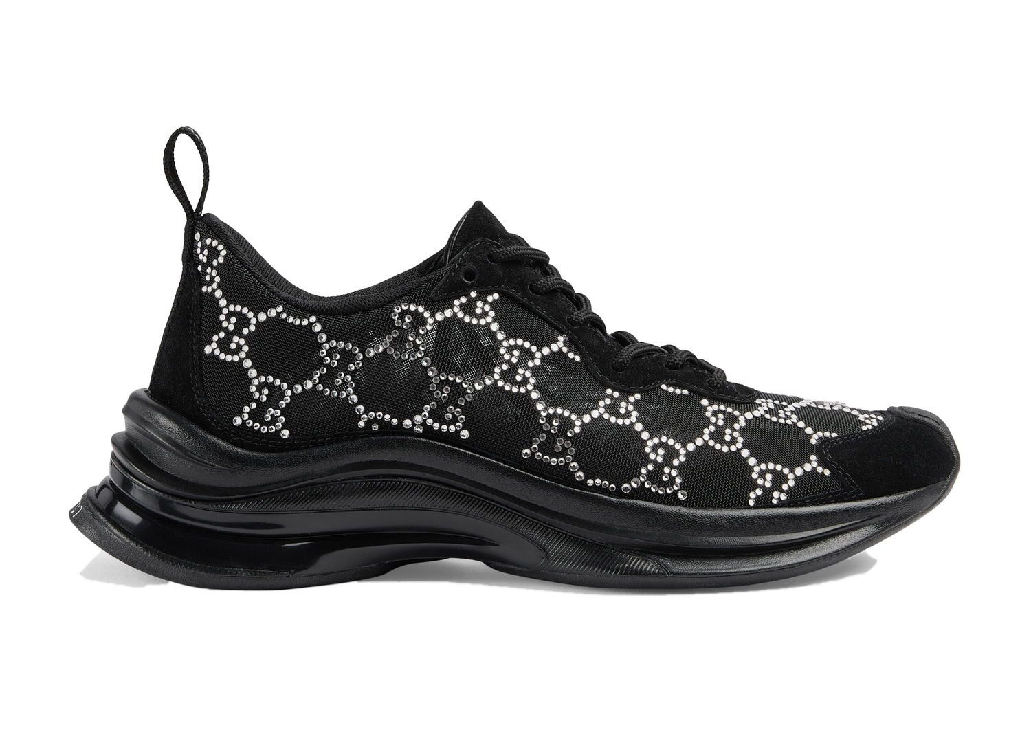 Sneakers og sko Gucci Run GG Crystal Black W Sort | 758088-FACG4-1099, 0