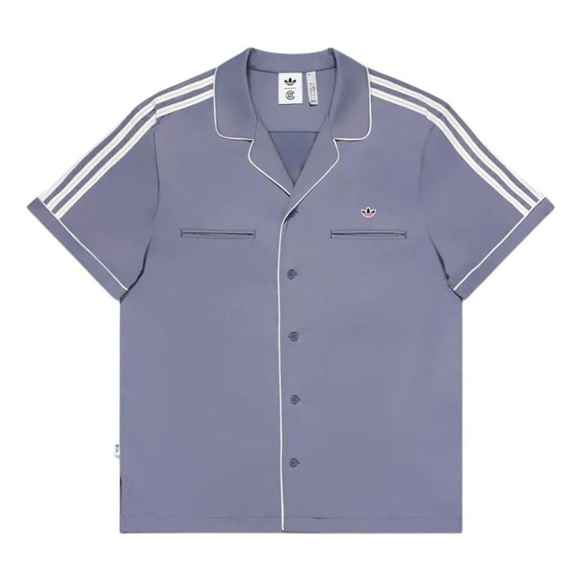 Skjorte adidas Originals CLOT Bowling Shirt Blå | IY8684
