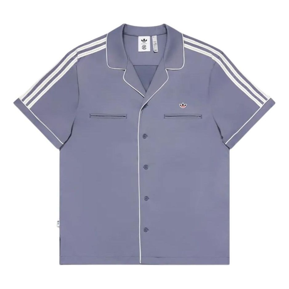 Skjorte adidas Originals CLOT Bowling Shirt Blå | IY8684, 0