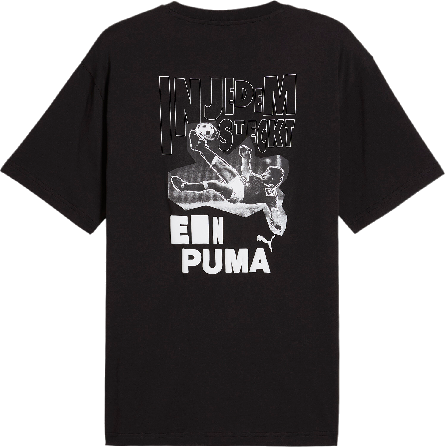 T-shirt Puma Graphics Bicycle Kick Graphic T-Shirt Sort | 628005-01, 1