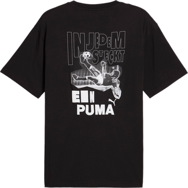 T-shirt Puma Graphics Bicycle Kick Graphic T-Shirt Sort | 628005-01, 1
