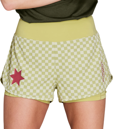 Shorts Saysky Saysky Checker 2 in 1 Pace 3" Shorts Gul | nwrsh23c1034, 0