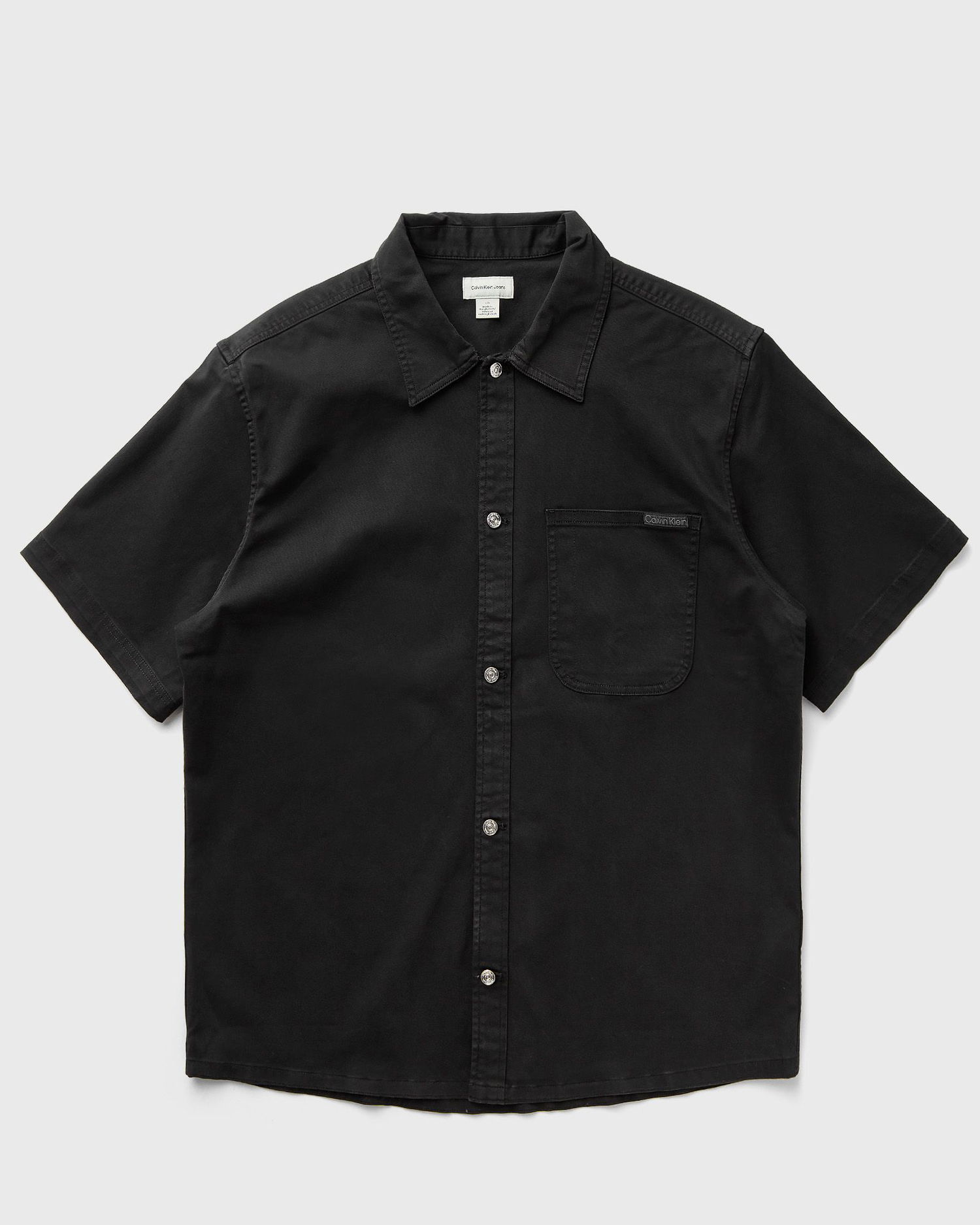 Skjorte CALVIN KLEIN Short Sleeve Camp Collar Button-Up Shirt D6 Collection Sort | LV04RC114GUB1, 0