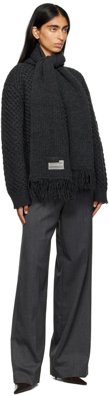 Sweater Maison Margiela MM6 Maison Margiela Knit Sweater with Scarf Grå | S52HL0049 M13132, 3