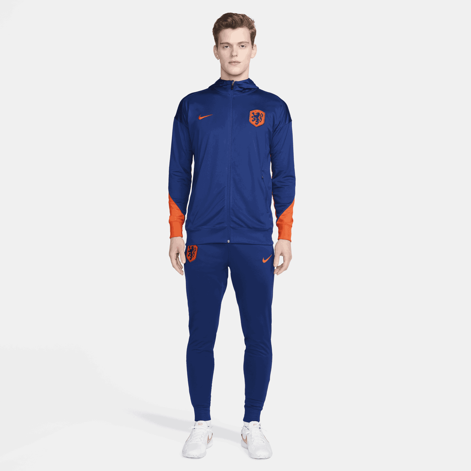 Træningsdragt Nike Dri-FIT Netherlands Strike Mørkeblå | FJ2353-455, 0