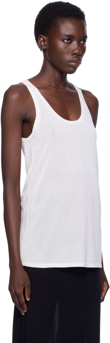 Tanktop TOTEME TOTEME Knit Tank Top Hvid | 253-WRT0530-YA0079, 1