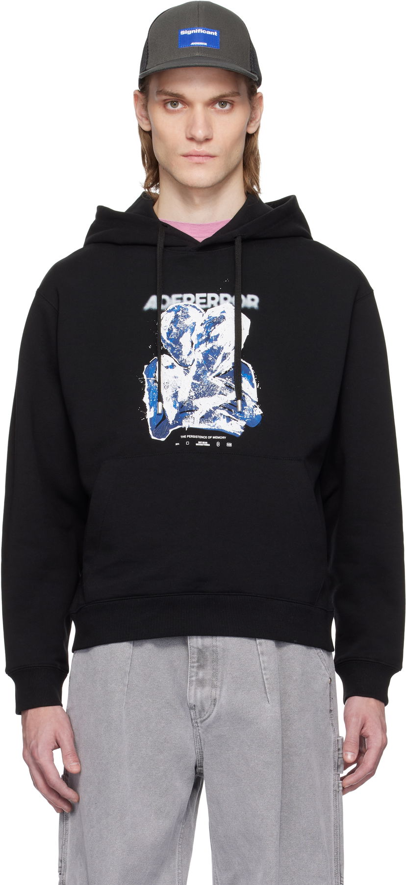 Sweatshirt ADER ERROR ADER error Product. 32 Hoodie Sort | BO01SSHD0103BK