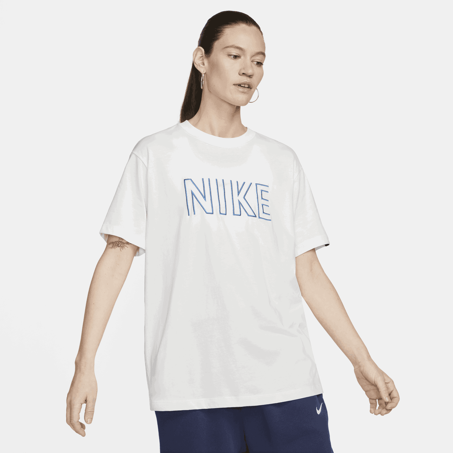 T-shirt Nike Sportswear - Bílá Hvid | FJ4931-121, 0